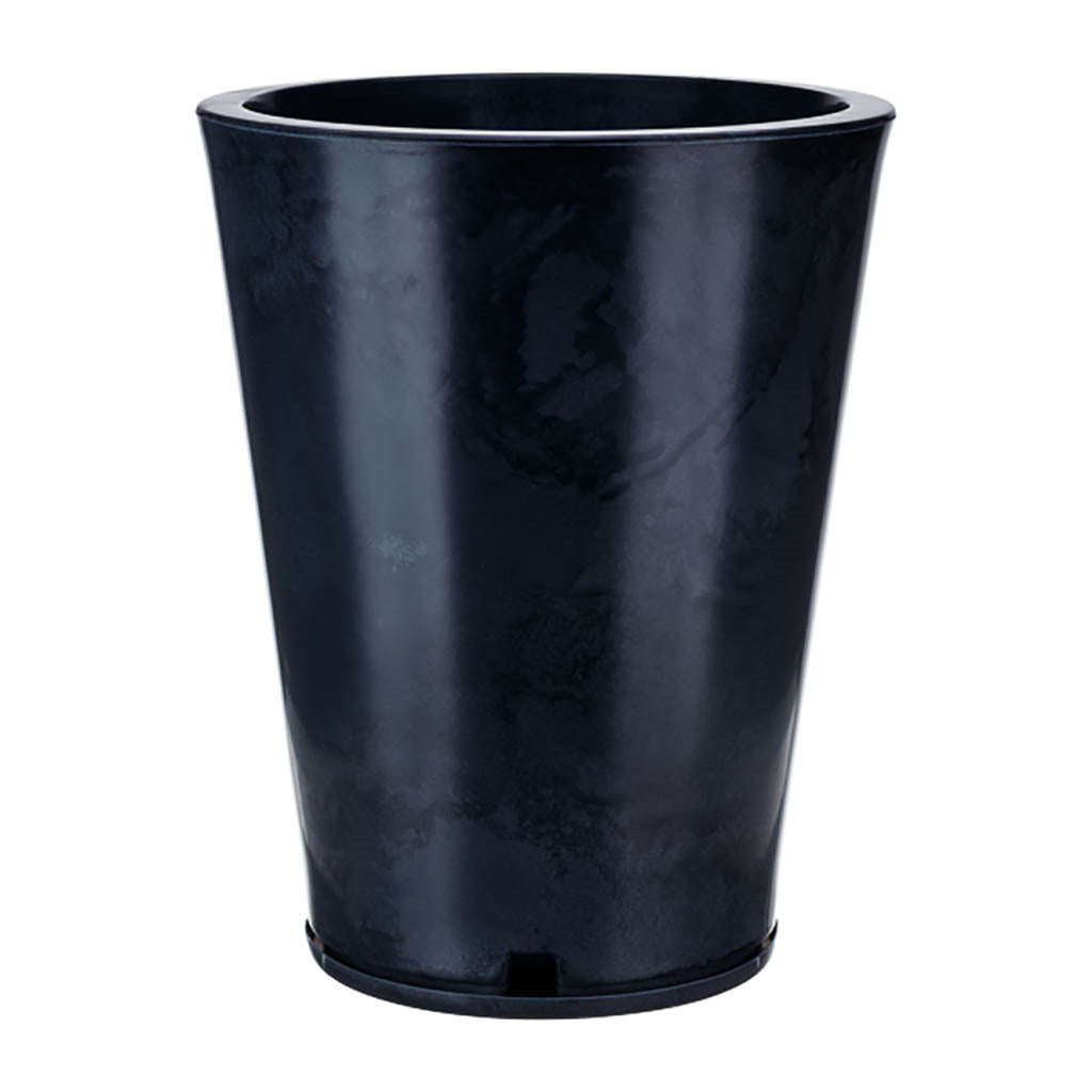 MACETA 38X57CM GENEBRA MARMORATO NEGRA