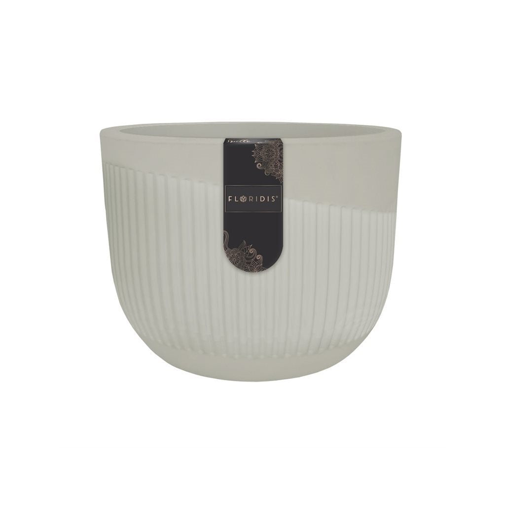 MACETA 15X15CM SPELLO RISCHIO BLANCA