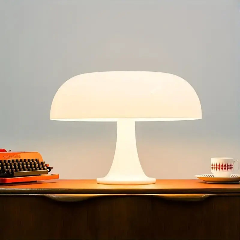 LÁMPARA HONGUITO DECORATIVA DE MESA NAVONE - BLANCO