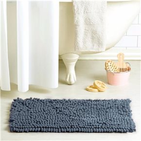 ALFOMBRA 40x60CM BUCLE GRIS OSCURO