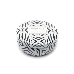 VELA AROMATICA 370ML LATA DISEÑO CEBRA