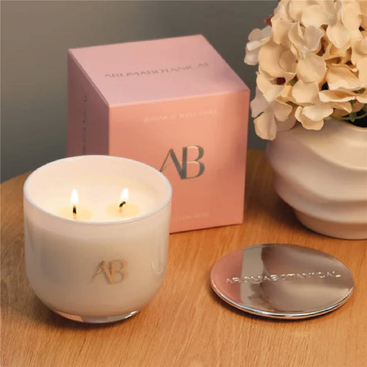 VELA AROMATIVA 340G MARSHMALLOW ROSA