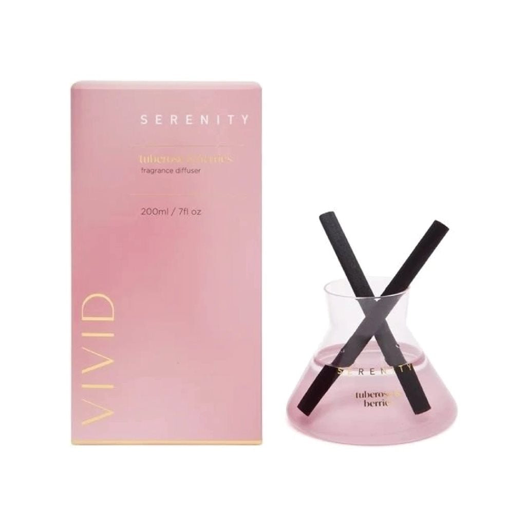 DIFUSOR DE AROMA 200ML TUBEROSE & BERRIES ROSA
