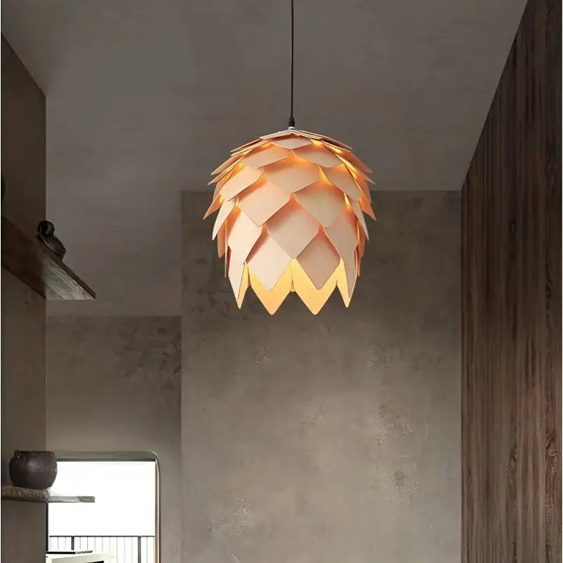 Colgante flor de Madera