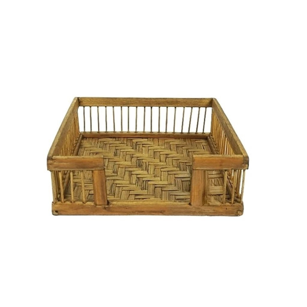 SERVILLERTERO RECTANGULAR 18x18xH6CMS BAMBU