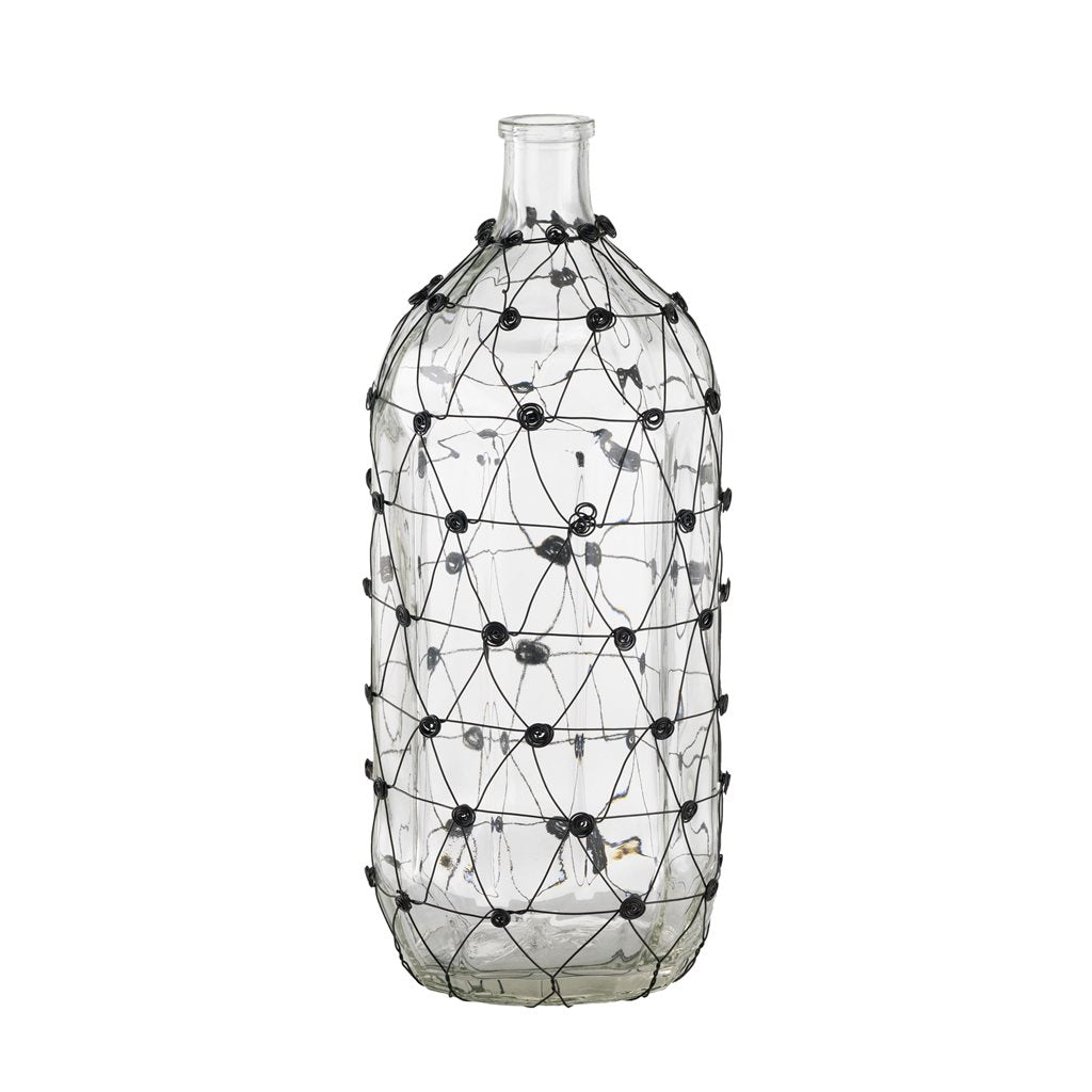 FLORERO FORMA BOTELLA C/RED