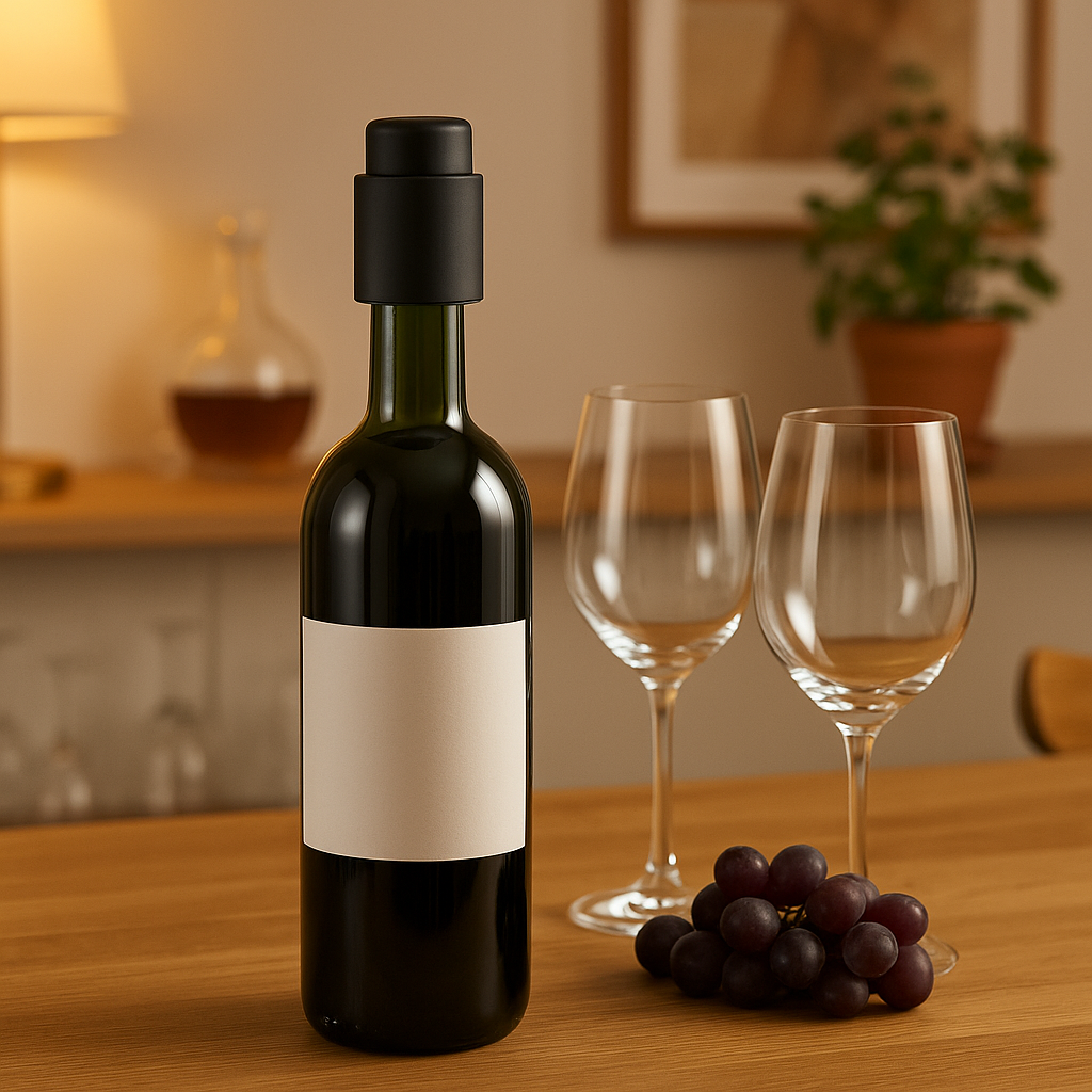 Tapón de vacío para botella en caja