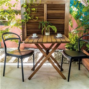 SILLA SISSI respaldo abierto marrón 43.5×52.5×80?cm