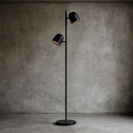 ARTEFACTO DECORATIVO DE PIE MONACO - NEGRO