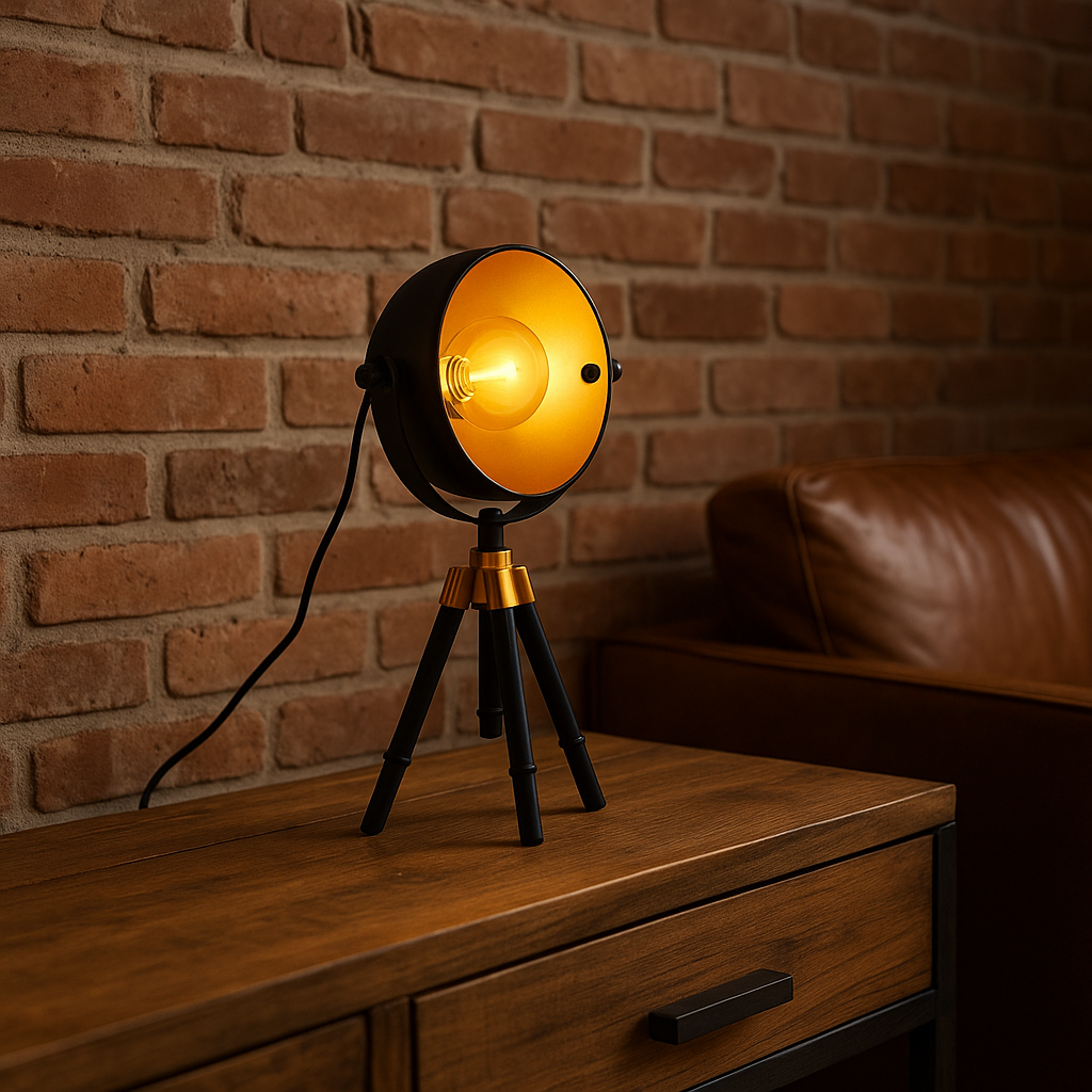 Portátil Mesa Negro/Bronce