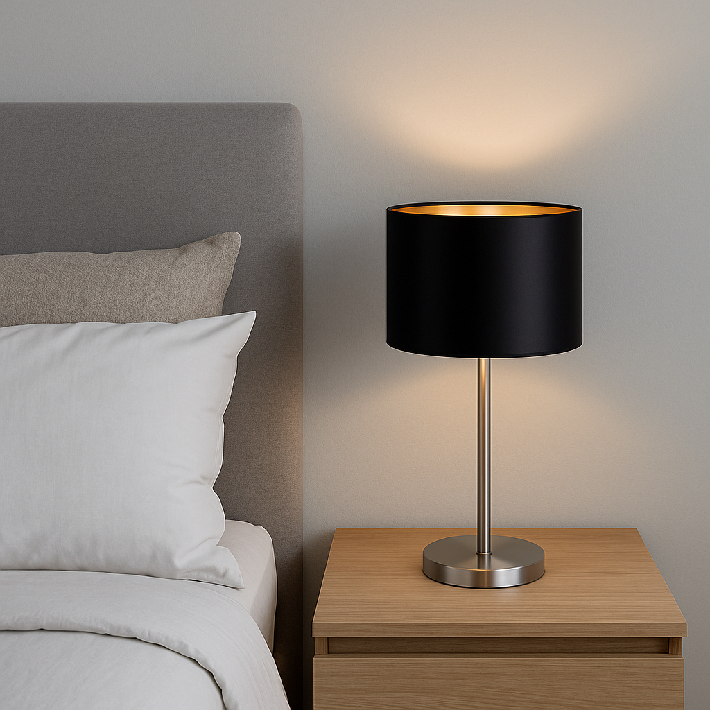 Portátil Mesa Tela Negra Base Niquel