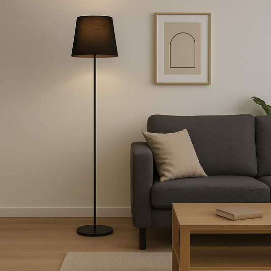 Portátil de Pie Metal Negro Pantalla Textil