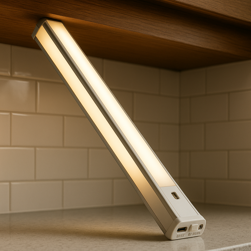 Luminaria Magnética Gris 2W 4000K USB Sensor Proximidad 40cm