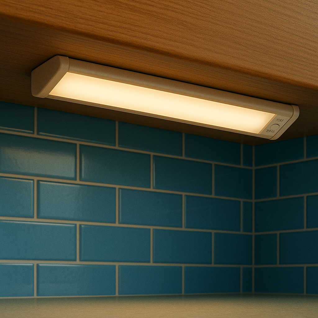 Luminaria Magnética Negra 1W 3000K USB Sensor Proximidad 20cm