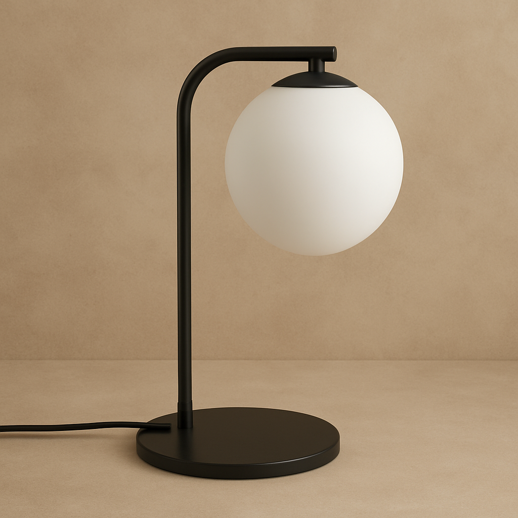 Lámpara de Mesa Scope – Negro & Blanco