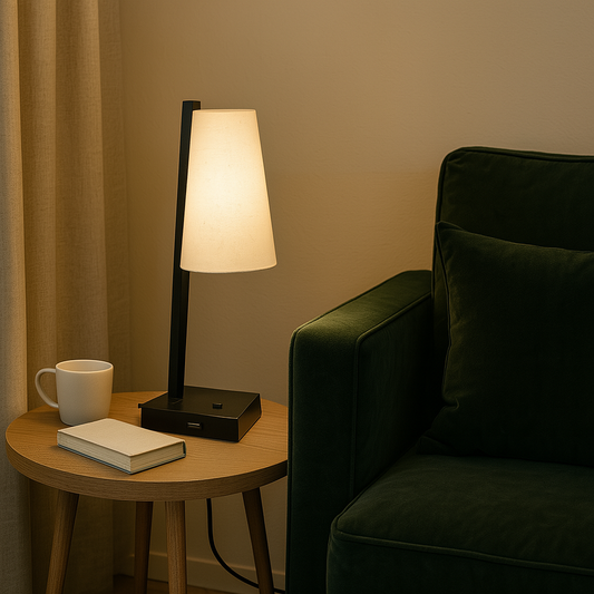 ARTEFACTO DECORATIVO DE MESA KAUNAS CON CARGADOR USB