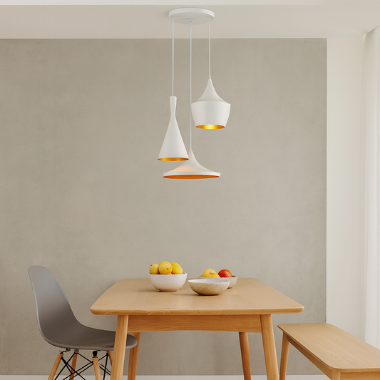 ARTEFACTO CAMPANAS DECORATIVAS GEISHA 4 BLANCA