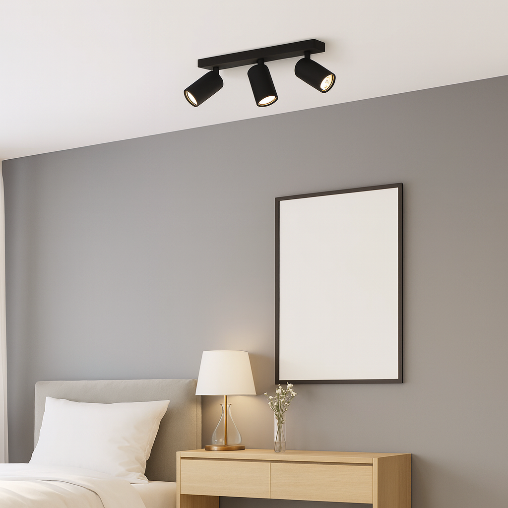 ARTEFACTO LETICIA ADOSAR ORIENTABLE (X3) - NEGRA