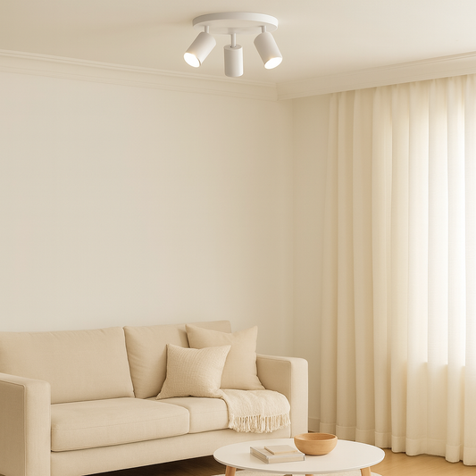 ARTEFACTO LETICIA ADOSAR CIRCULAR ORIENTABLE (X3) - BLANCA