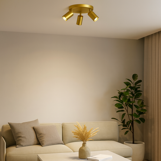 ARTEFACTO LETICIA ADOSAR CIRCULAR ORIENTABLE (X3) - BRASS
