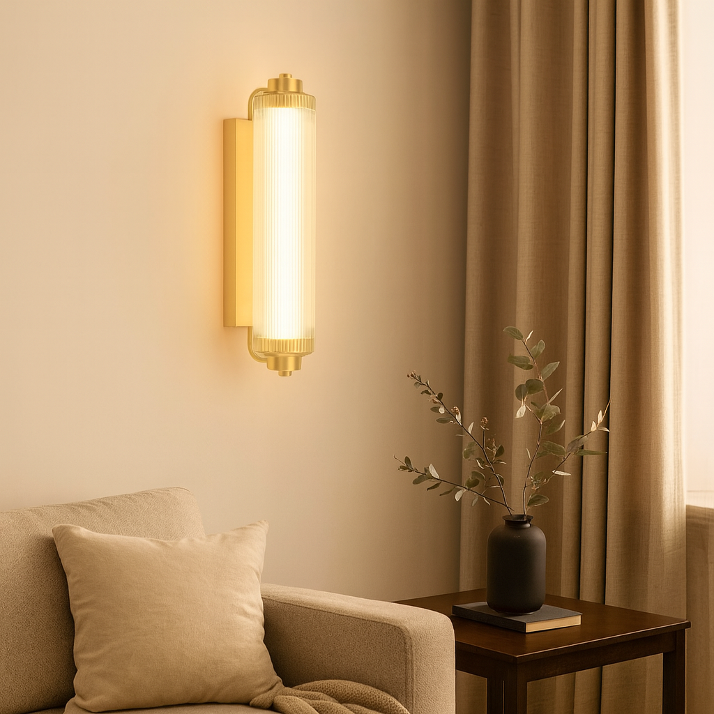 ARTEFACTO DECORATIVO DE PARED MOL - BRASS