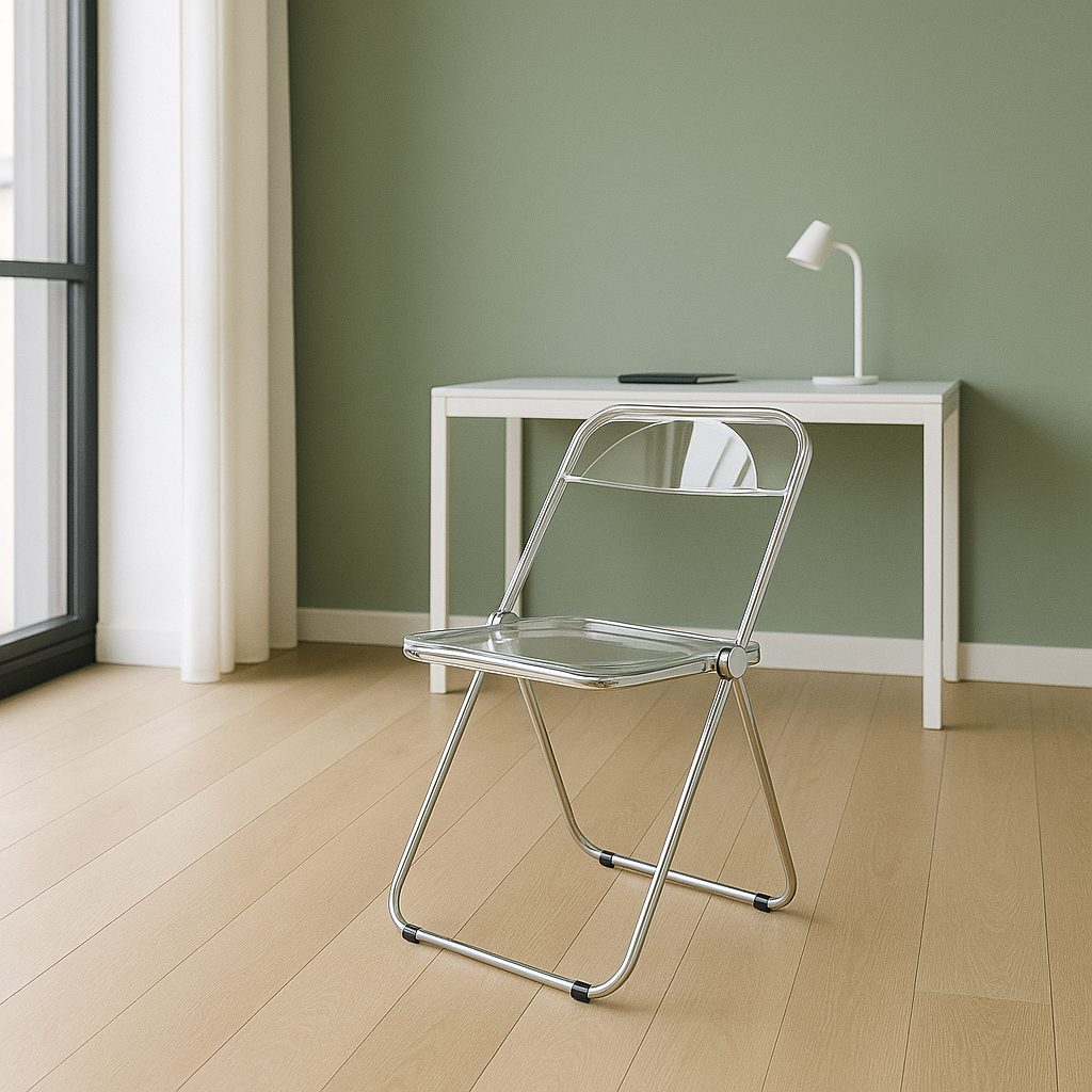 Silla plegable plástica p/cro 50x48x75cm