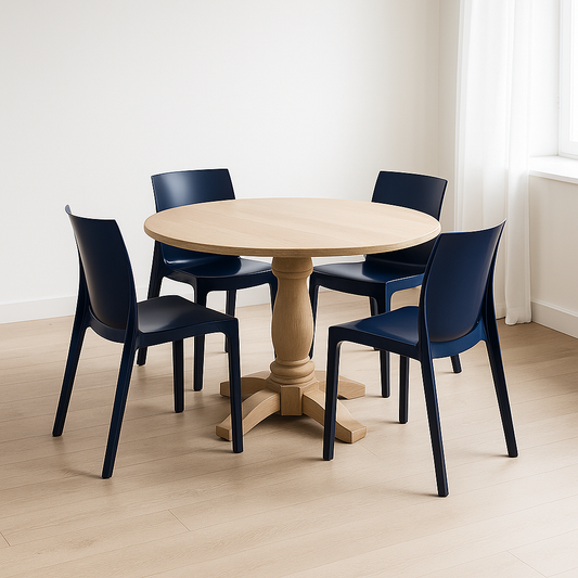 SILLA APILABE AZUL YALE "ALICE"