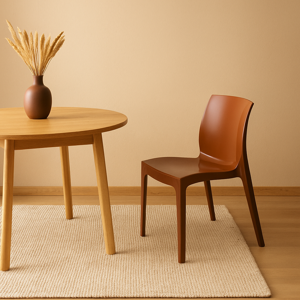 SILLA APILABLE TERRACOTA "ALICE"