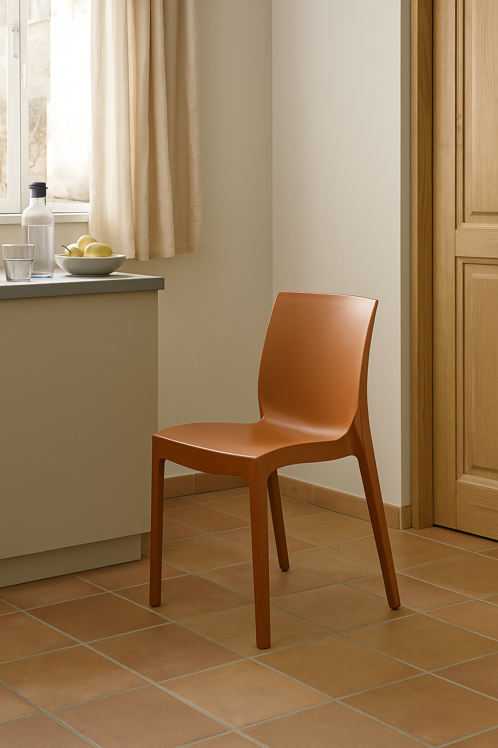 SILLA APILABLE TERRACOTA "ALICE"