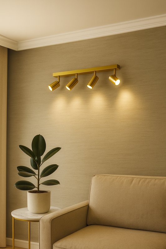 ARTEFACTO LETICIA ADOSAR ORIENTABLE (X4) - BRASS