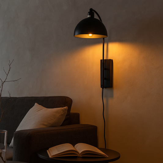 ARTEFACTO DECORATIVO DE PARED MUSHROOM 2 - NEGRO