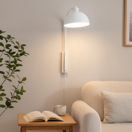 ARTEFACTO DECORATIVO DE PARED MUSHROOM 2 - BLANCO