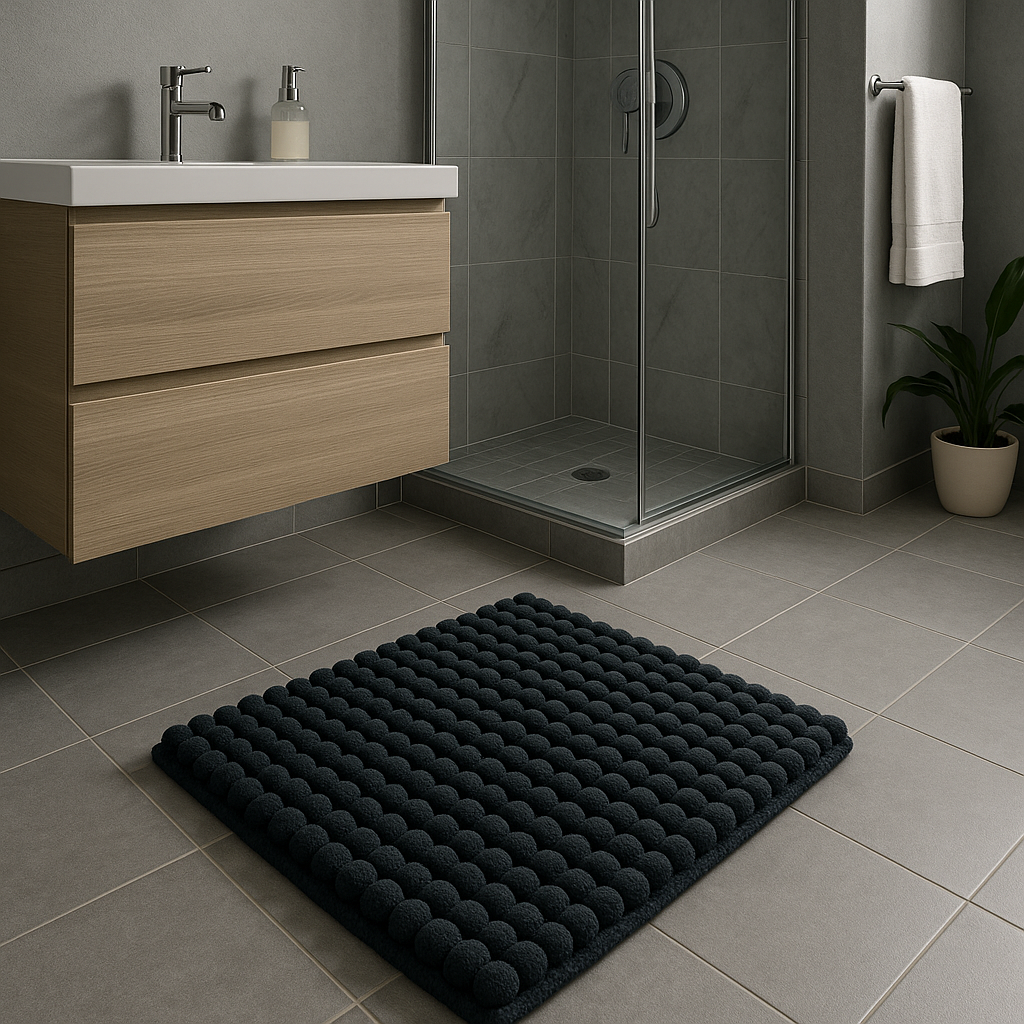 ALFOMBRA 40x60CM BUCLE NEGRO