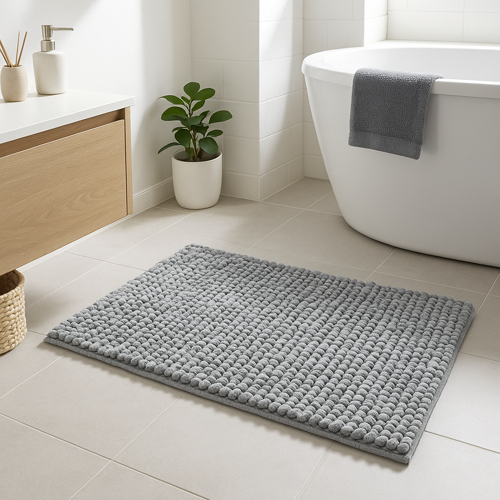 ALFOMBRA 40X60CM BUCLE BLANCO