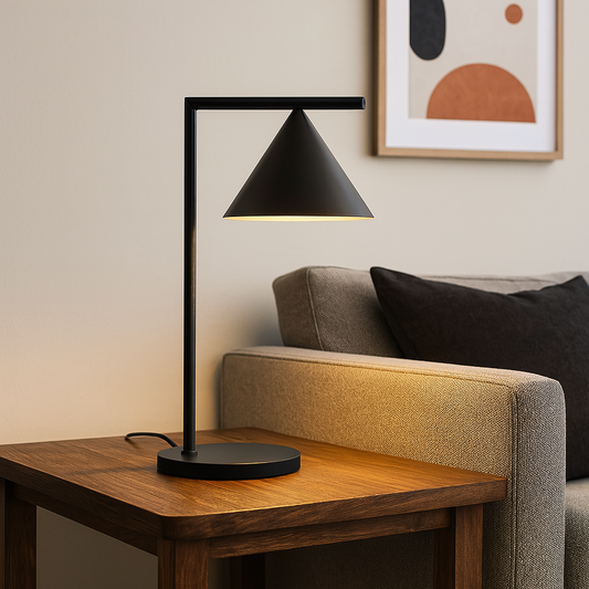 ARTEFACTO DECORATIVO DE MESA STELLA BASE DE MARMOL NEGRA