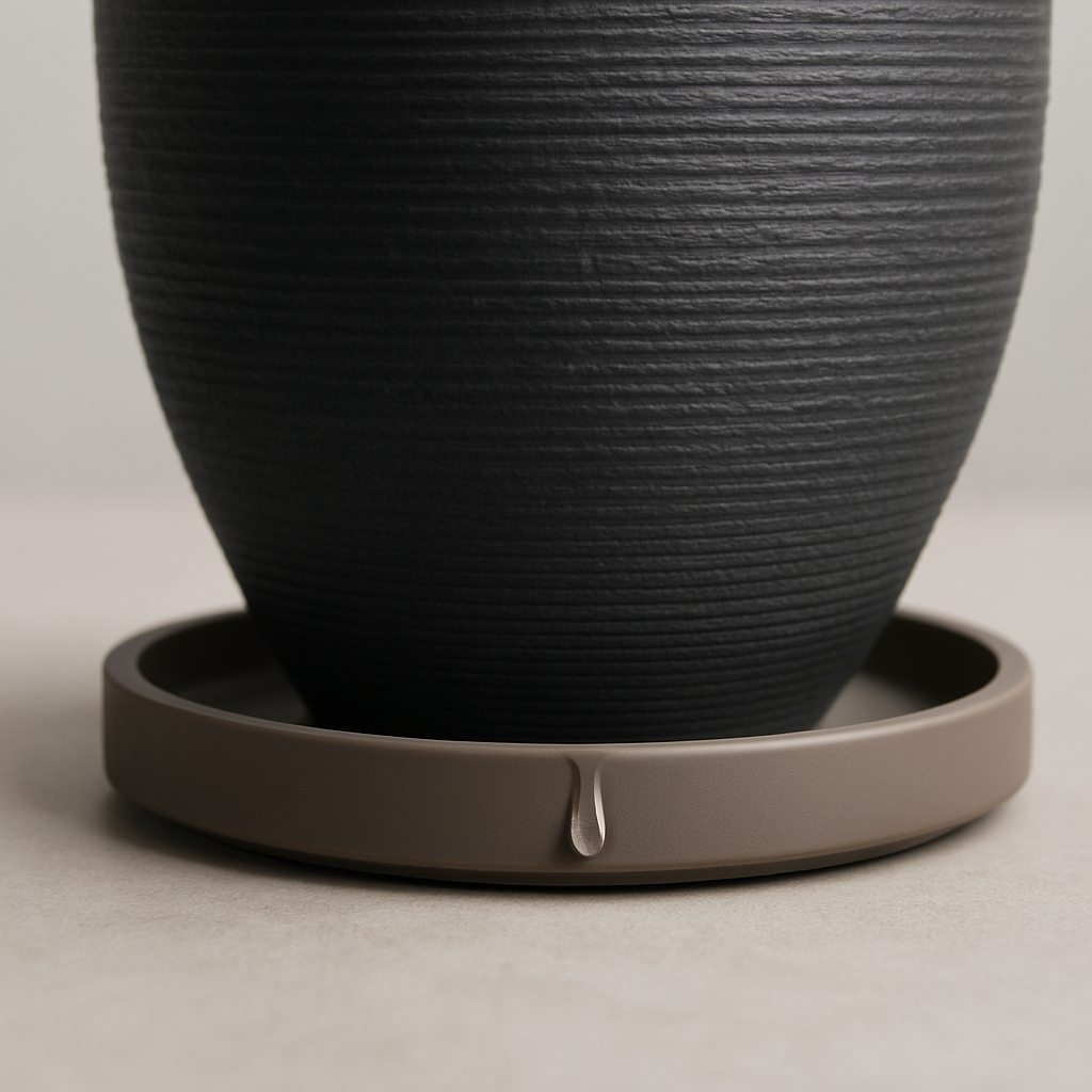 PLATO P/ MACETA SIMIL CEMENTO "P"