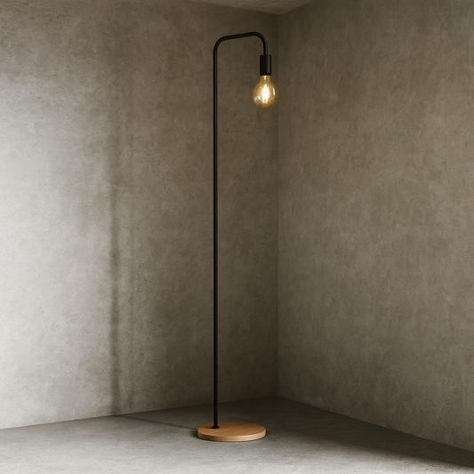 ARTEFACTO DECORATIVO DE PIE NEGRO MIRANDA SERIES