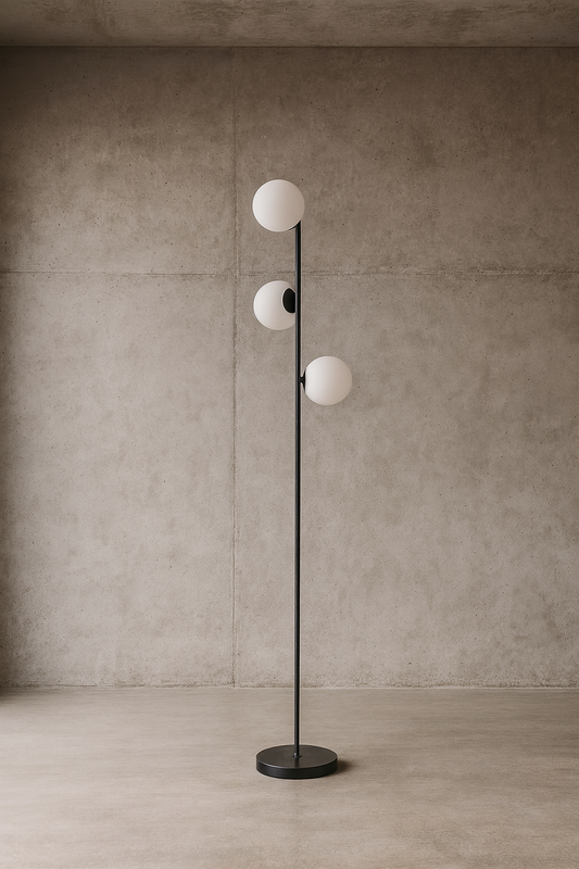 ARTEFACTO DECORATIVO DE PIE VOLOS - NEGRO