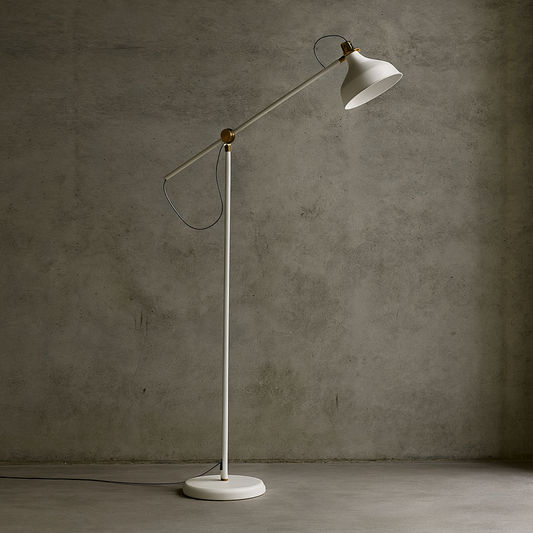 ARTEFACTO DECORATIVO DE PIE CARTAGENA BLANCO