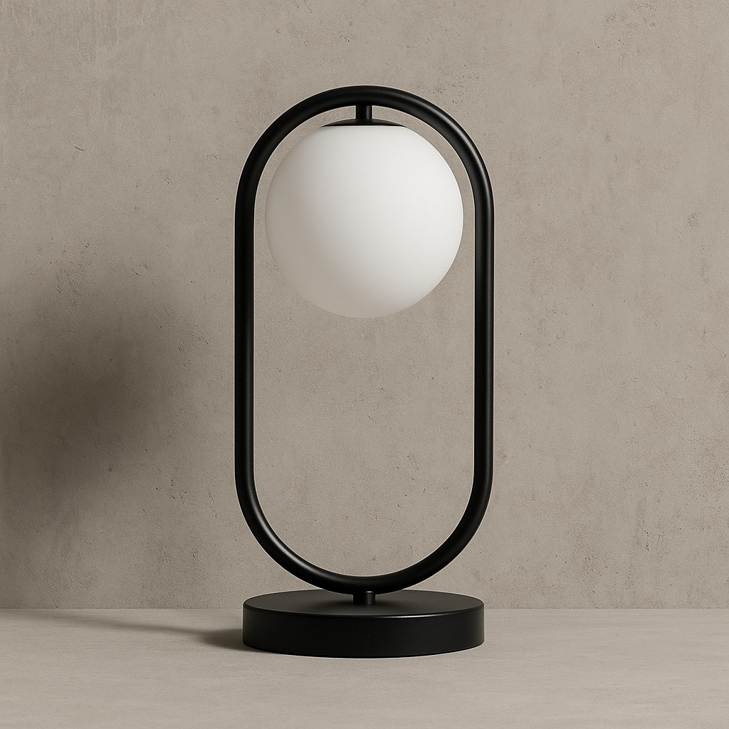 Lámpara de Mesa ROMINA – Negro