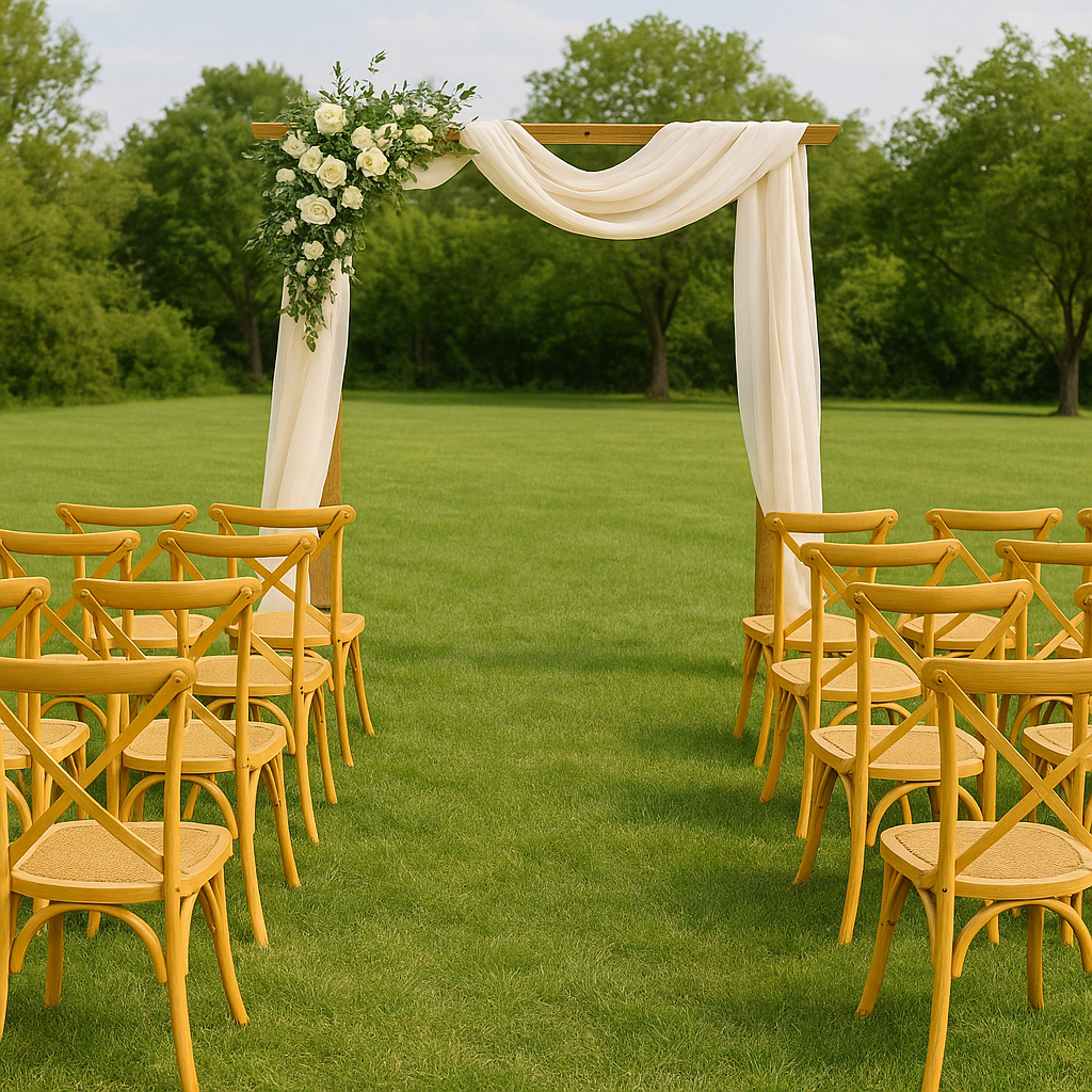 SILLA CROSS madera/rattan claro 46×42×87cm