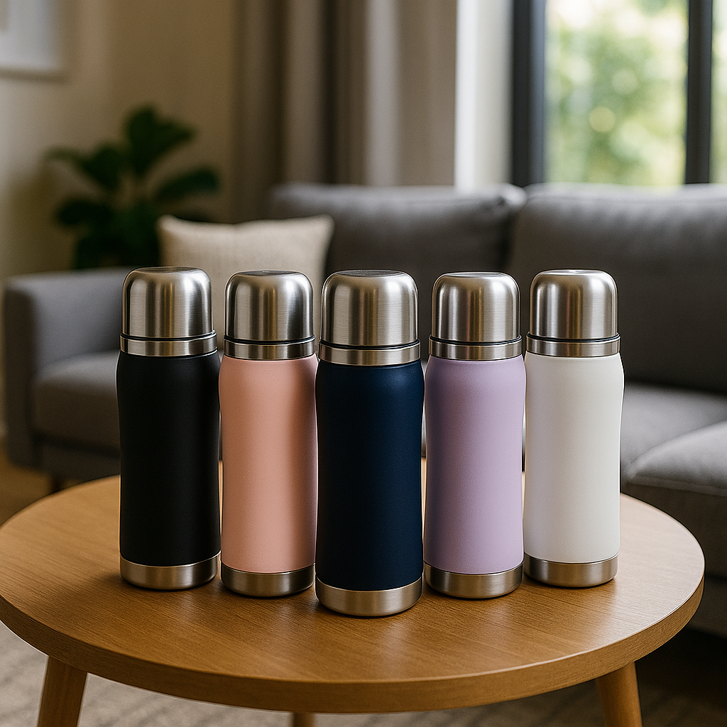 TERMO METALICO DE ACERO 1400ML VERDE LH-4086