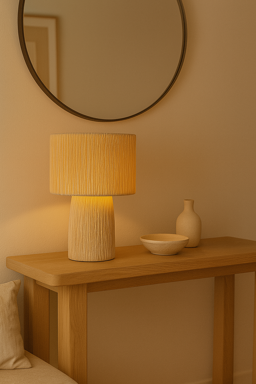 LÁMPARA DECORATIVA DE MESA EN TENDENCIA BUKANO - WOOD