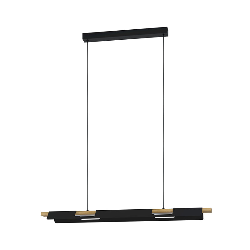 1 COLGANTE LED ACERO/MADERA 27W 3000K 3850LM DIM ERMUEGLO