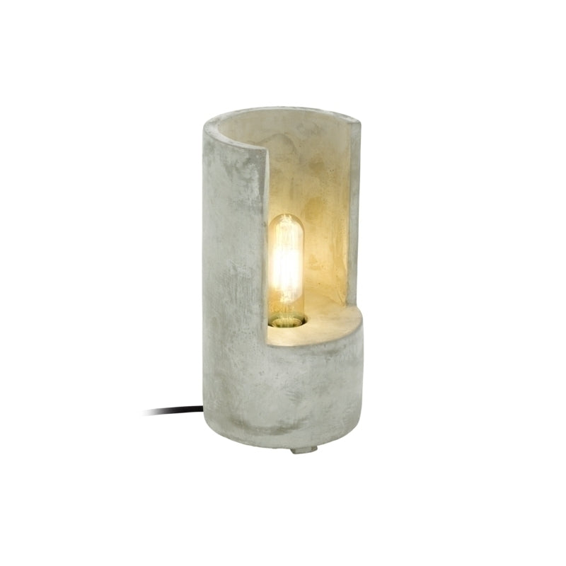 1 PORTATIL MESA HORMIGON GRIS 1XE27 LYNTON 49111 EGLO