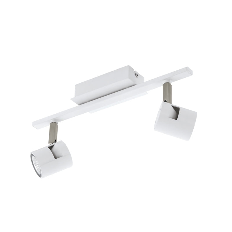 1 SPOT VARAL LED DE 2XGU10 5W BLANCO 3000K VERGIANO 97 EGLO