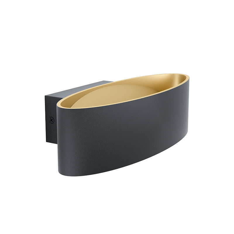 1 APLIQUE PARED LED IND. RECT. NEGRO 10W MACCACARI 9854EGLO