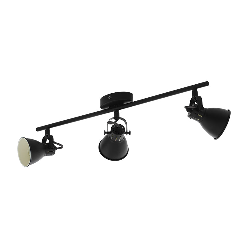 1 SPOT CON BASE NEGRO 3XGU10 LED INCLUIDA SERAS2 98399EGLO