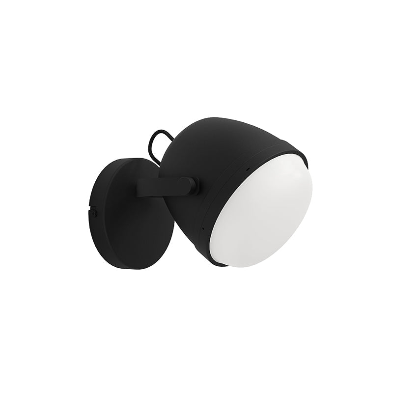 1 APLIQUE PARED ACERO NEGRO DIF OPAL 1XE27 UPANEMA 39 EGLO