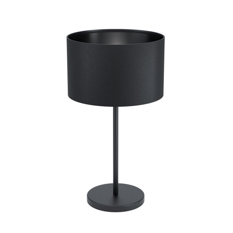 1 PORTATIL MESA ACERO PANTALLA TELA NEGRA 1XE27 MASEREGLO